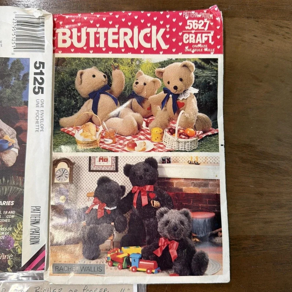3- Vintage 80S And 90S Sewing Craft Patterns